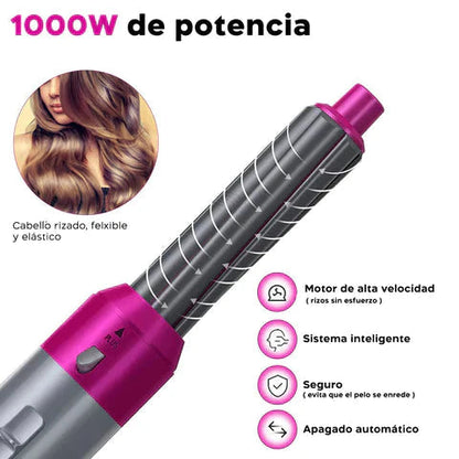 Cepillo Secador Alisador 5 En 1